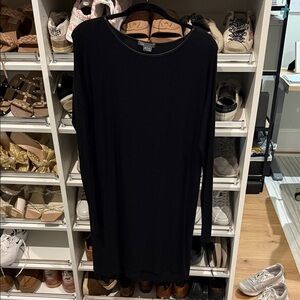 Vince Black Midi Dress